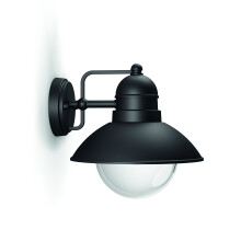 Philips myGarden Hoverfly Wandleuchte außen 1x60 W - Schwarz