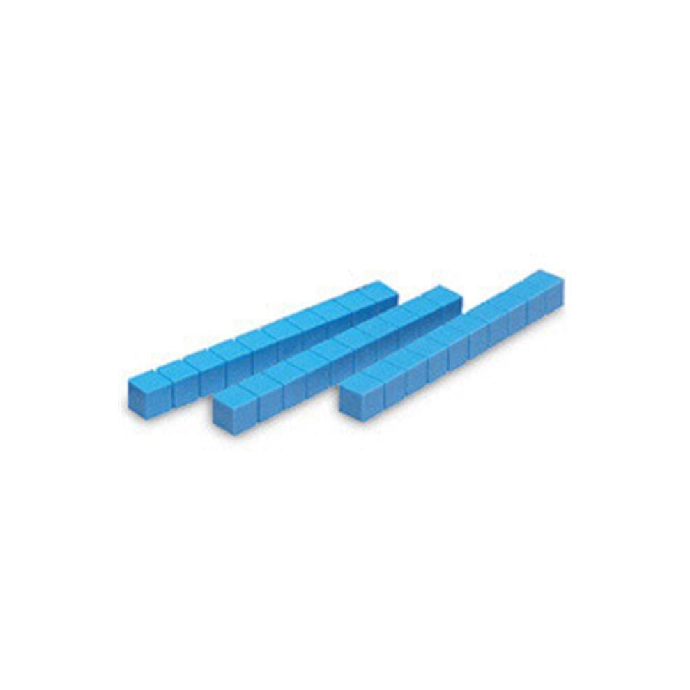 LEARNING RESOURCES LER0925 BASE TEN RODS PLASTIC BLUE-50/PK 1X1X10CM