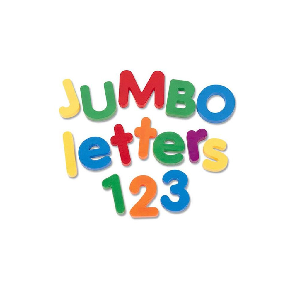 LEARNING RESOURCES LER0452 JUMBO MAGNETIC NUMBERS/OPERATIONS-36/PK 2-1/2 BUCKET