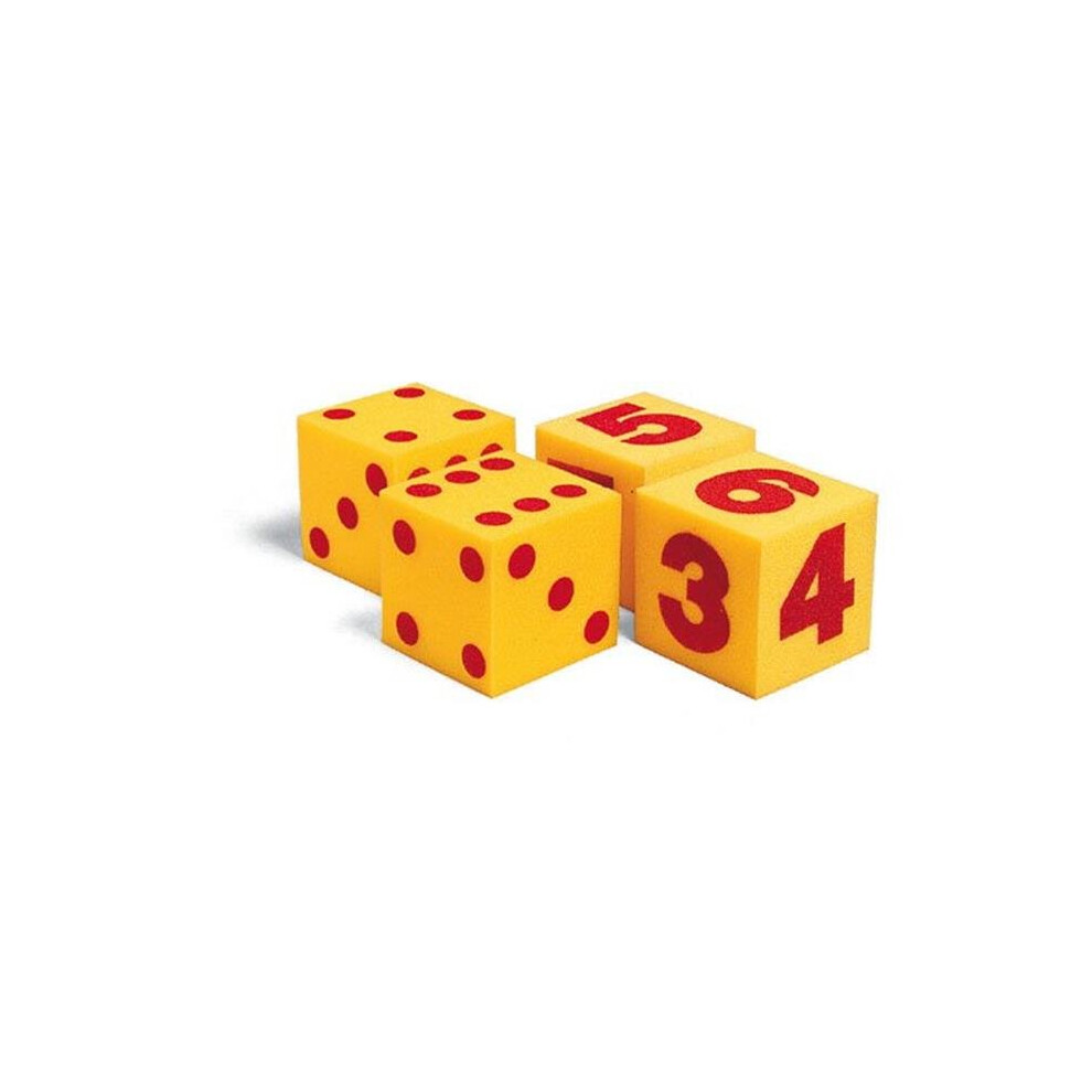 LEARNING RESOURCES LER0412 GIANT SOFT CUBES NUMERAL-2/PK 5 SQUARE