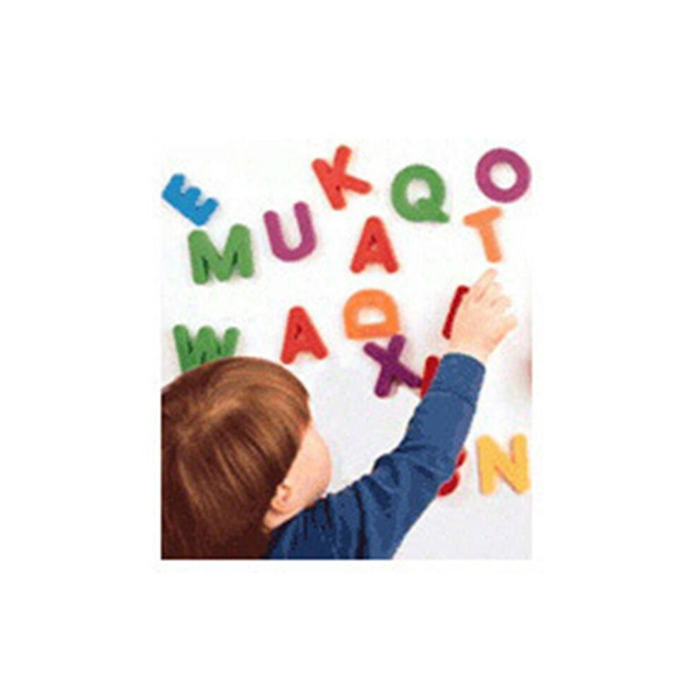 LEARNING RESOURCES LER0450 JUMBO MAGNETIC LETTERS UPPERCASE-40/PK 2-1/2 BUCKET