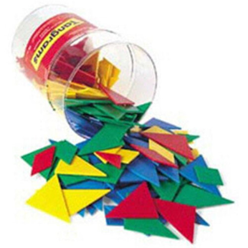 Learning Resources LEARNING RESOURCES LER0416 TANGRAMS CLASSPACK 4 COLORS-30 TANGRAMS