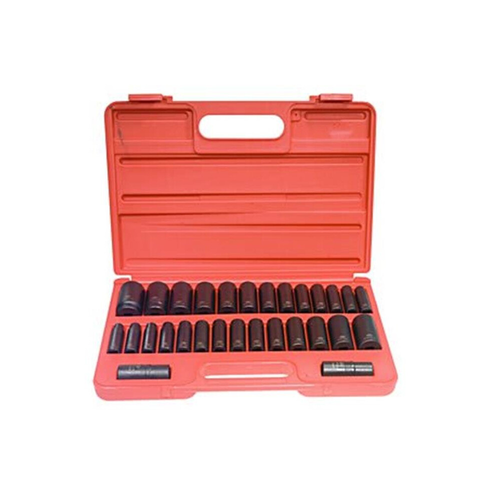 Sunex Tools 5153Dd 29 Piece Sae & Metric Impact Sockets