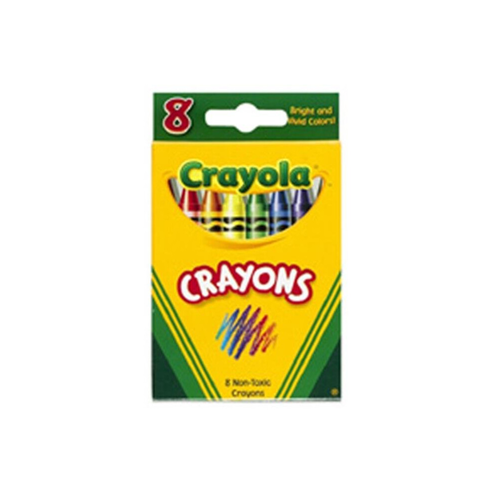 CRAYOLA LLC FORMERLY BINNEY & SMITH BIN3008 CRAYOLA CRAYONS 8 COLOR