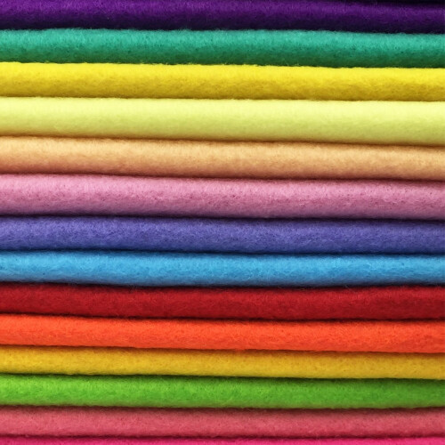 flic-flac 28pcs 12 x 8 polegadas (30cmx20cm) 1.4mm Feltro Macio Variado DIY 2