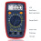 AstroAI Digital Multimeter, 2000 Counts with Ohm Volt Amp and Diode Voltage Tester Meter Measurement Tool Electronic Test Meter 3