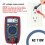 AstroAI Digital Multimeter, 2000 Counts with Ohm Volt Amp and Diode Voltage Tester Meter Measurement Tool Electronic Test Meter 2