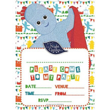 Official In the Night Garden Party Invites x Pack of 20 with Envelopes