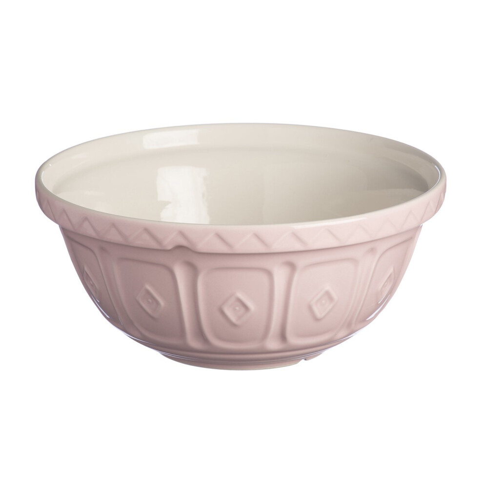 Mason Cash S12 Colour Powder Pink Chip Resistant Earthenware Mixing Bowl 29cm Diameter, Ceramic, 4 Litre/29 cm