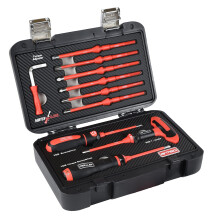 Armeg SDSBSET001FL Fully Loaded VDE Adjustable Torque Screwdriver Set - Black/Red (13-Piece)