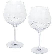 Dartington Crystal - Glitz Crystal Gin and Tonic Copa Glasses, Set of 2 x 610ml - Gift Boxed
