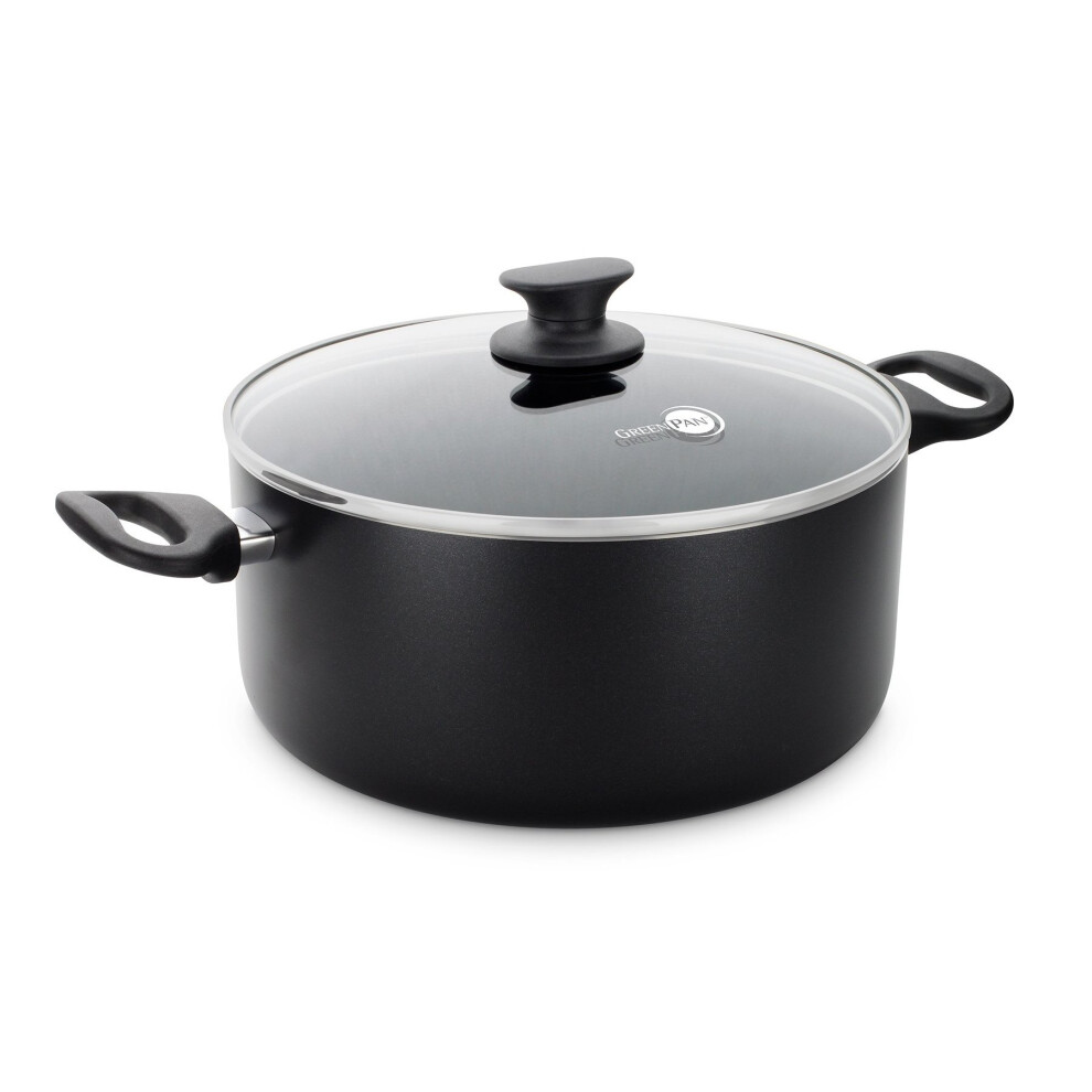 GreenPan Cambridge Ceramic Non-Stick casserole with lid, 24 cm, 4.9L