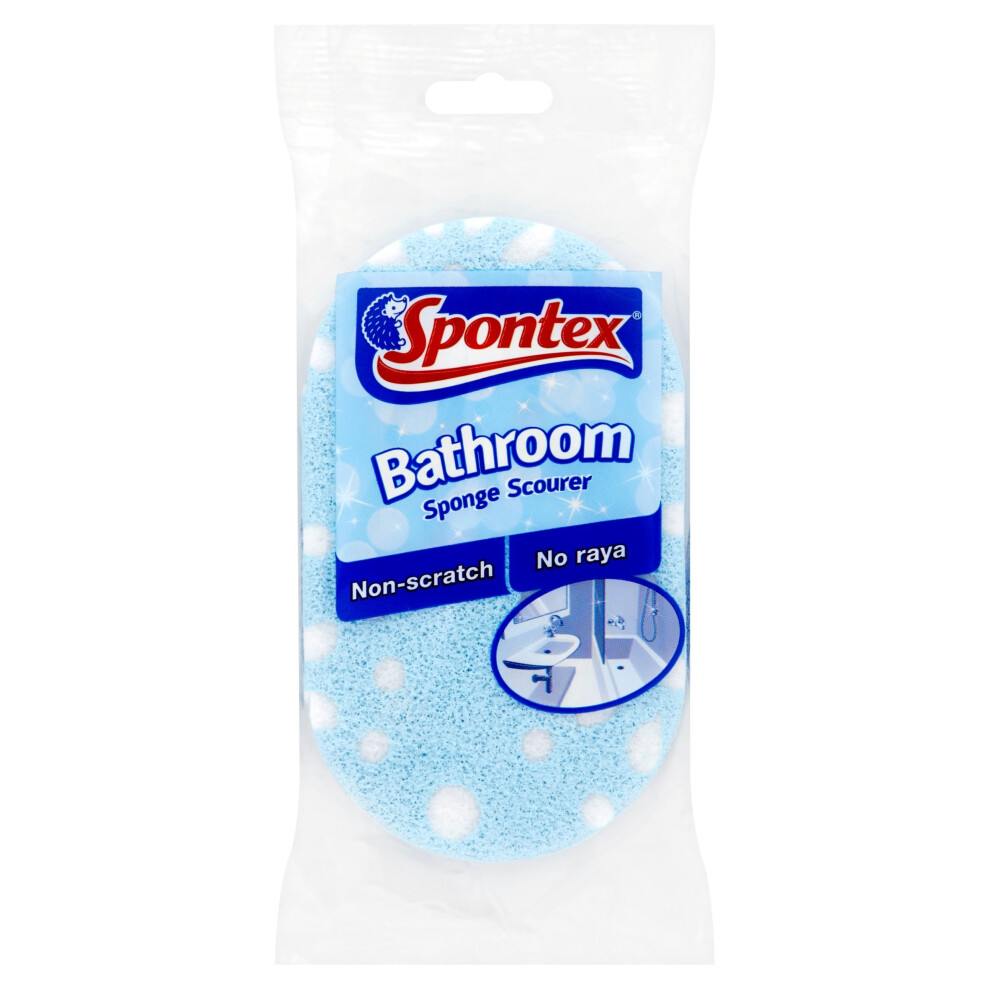 2x Spontex Non-Scratch Bathroom Shower Sponge Cleaner Scourer Cloth - Image 13