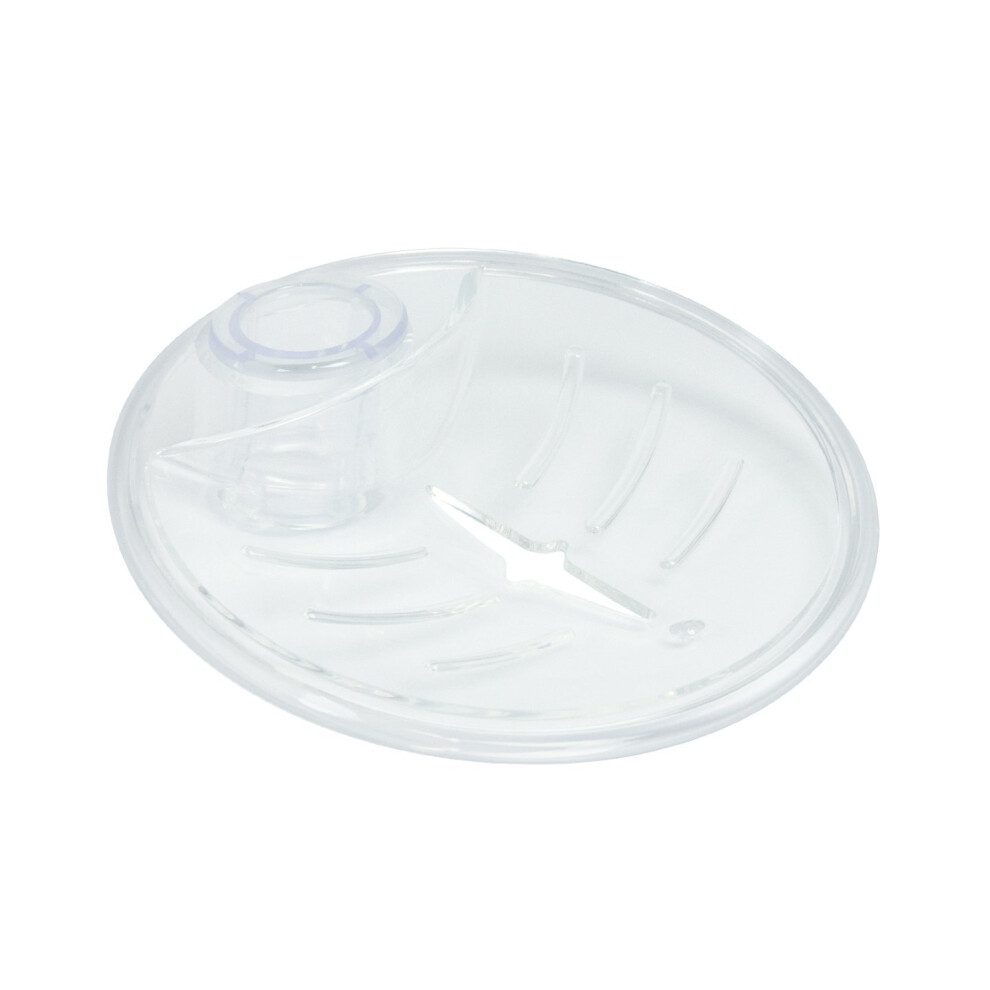 Triton 25mm Riser Rail Soap Dish - Clear