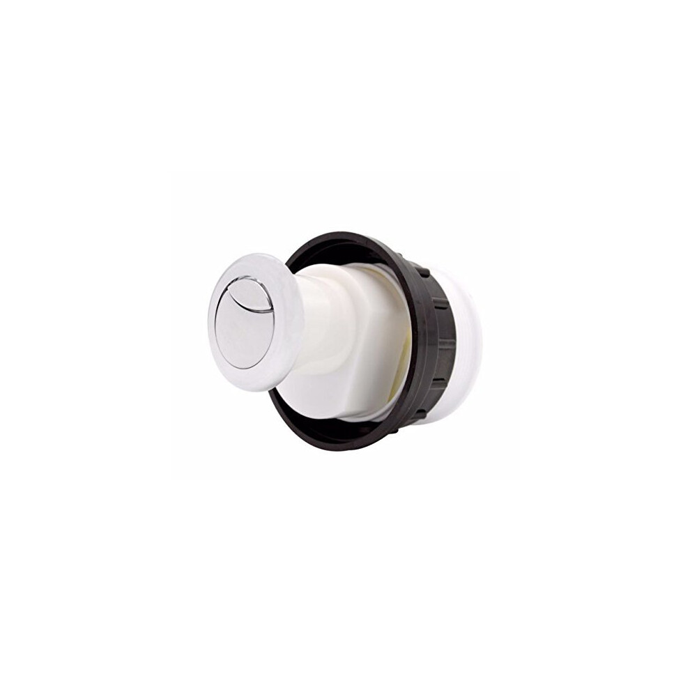 Thomas Dudley 327733 51 mm Round Dio Dualflush Button- White