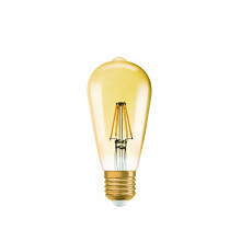 Osram Vintage 1906 LED, Retro Design, in Filament Style, Edison Bulb shape: E27, Clear, Warm White, 4 W, Pack of 1
