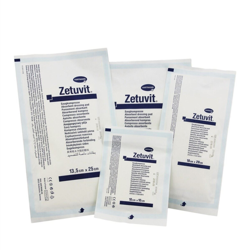 Zetuvit-E Hartmann Zetuvit E Non-Sterile Absorbent Dressing Pads, 20Cm X 20Cm, Pack Of 50