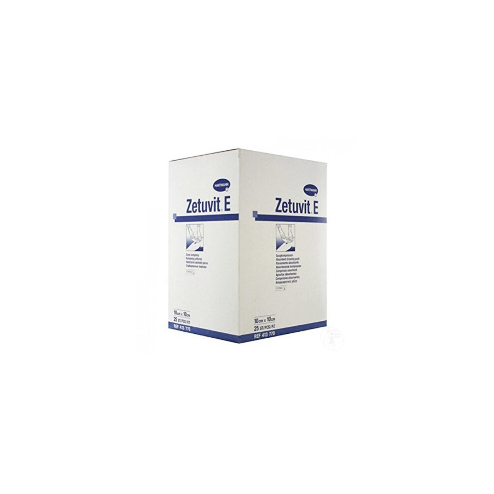 Zetuvit-E Hartmann Zetuvit E Sterile Absorbent Dressing Pads, 10Cm X 10Cm, Pack Of 25