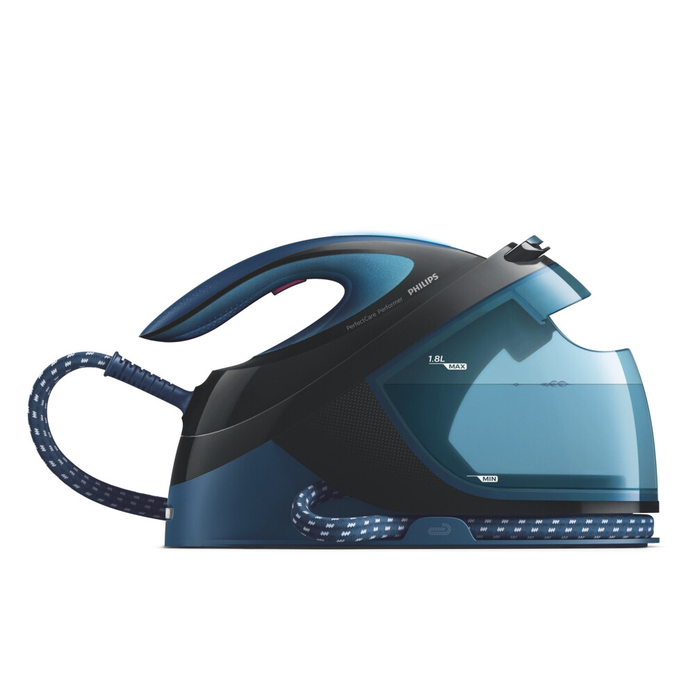 Philips GC8735/80 PerfectCare Performer Silence Steam Generator Iron, Ceramic, 2600 W, 1.8 liters, Blue