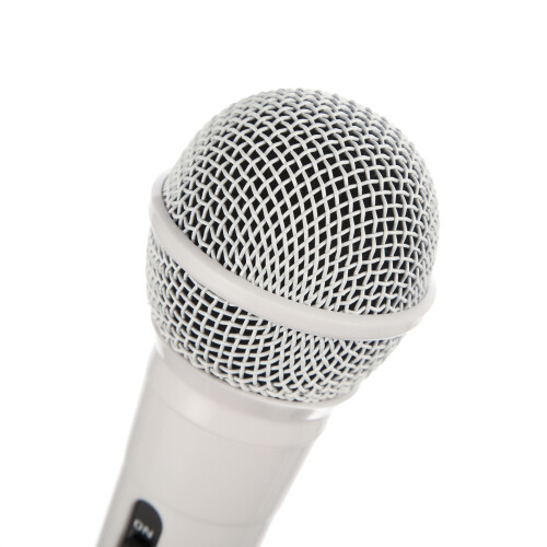 RockJam Wired Unidirectional Dynamic Microphone with 3 Metre Cord - White 1