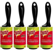 4 Scotch Brite Lint Roller Removes Hair and Fluff 3 Meters by Scotch Brite
