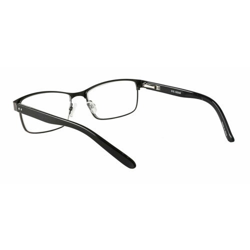 Amcedar 5-Pack Reading Glasses Men Metal Frame Rectangle Style Stainless Steel Material Spring Hinges Includes Computer Readers +2.00 2