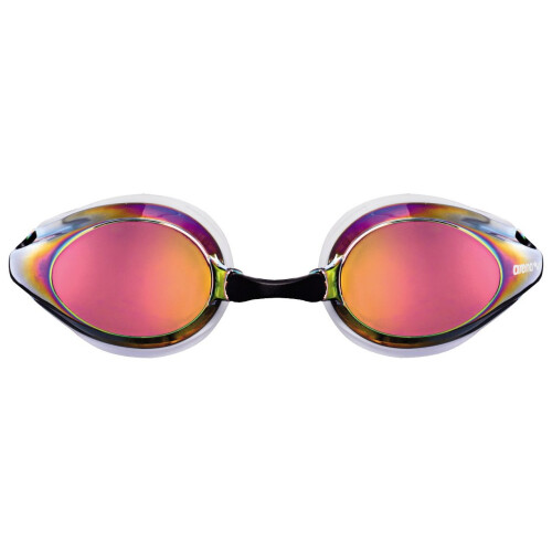 Arena Arena Unisex's Tracks Mirror Goggle, White/Red, One Size 2