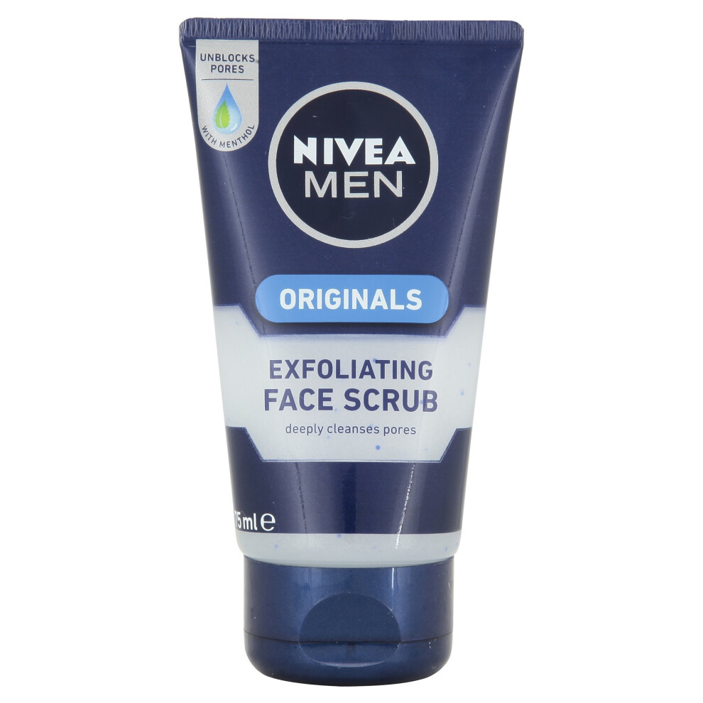 Nivea Men Originals Exfoliating Face Scrub, 75 ml