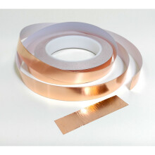5mm 10mm 20mm x 25m Copper Slug Tape: Adhesive Copper Slug Snail Barrier Tape (20mm (W) x 25m (L))