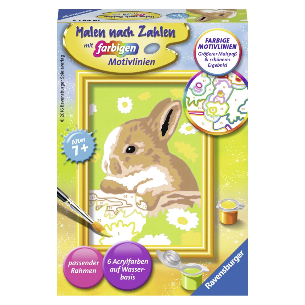 Ravensburger 296828 "Bunny Flecki Painting By Numbers Set