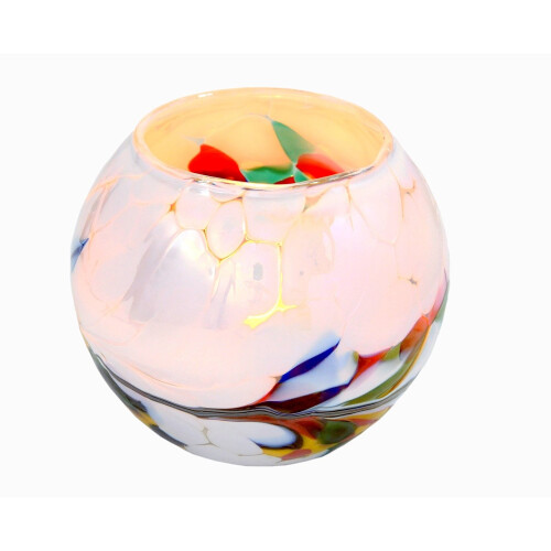 Friendship Mini Globe Tea Light in a White Colour 1