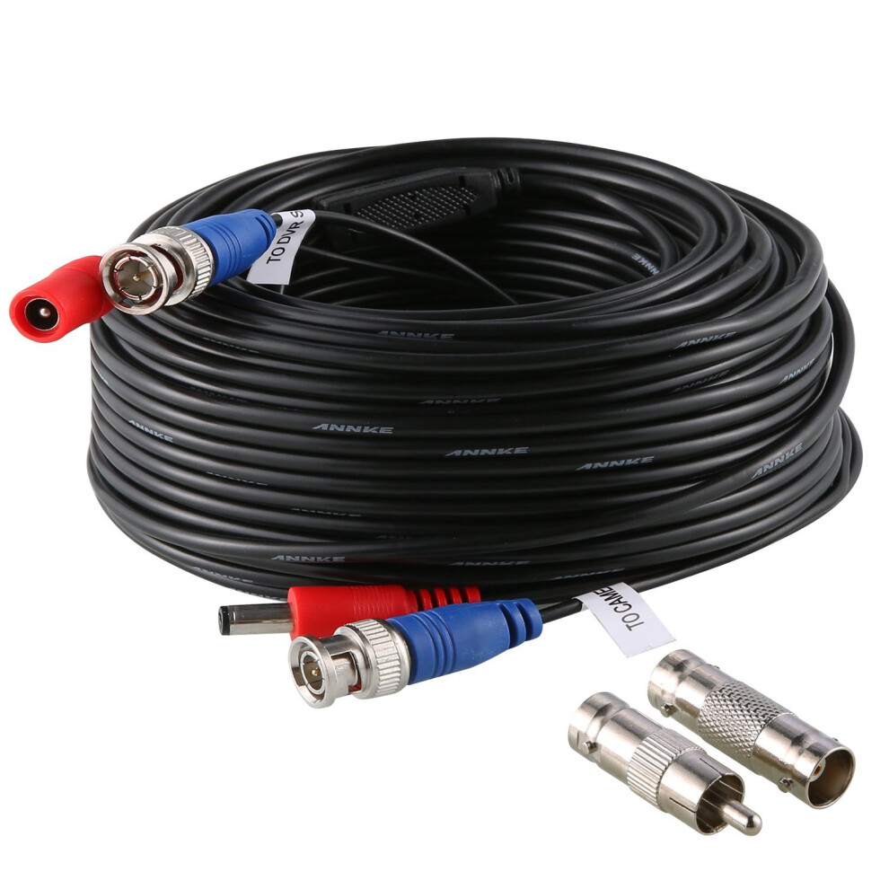 ANNKE Special Design 30M / 100 Feet BNC Video Power Cable For HD CCTV Camera DVR Security System