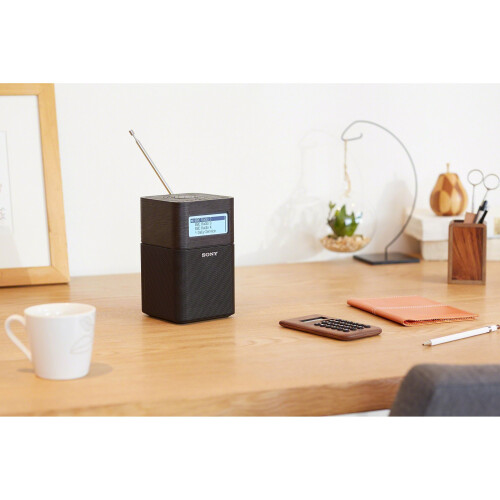 SONY XDRV1BTDB.CEK Portable DAB/DAB+ Clock Radio with Bluetooth Black