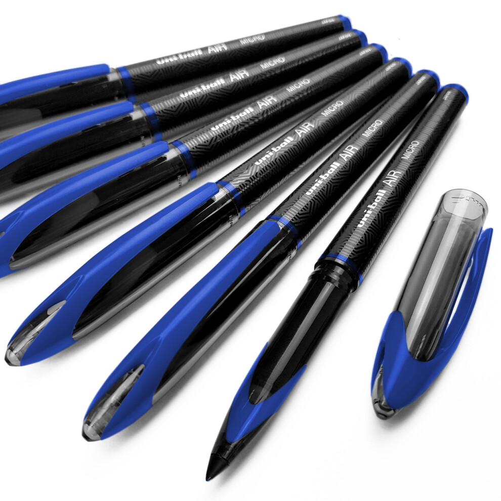 Uni-Ball Air Micro - 0.5Mm Fine Rollerball - Box Of 12 - Uba-188-M Blue