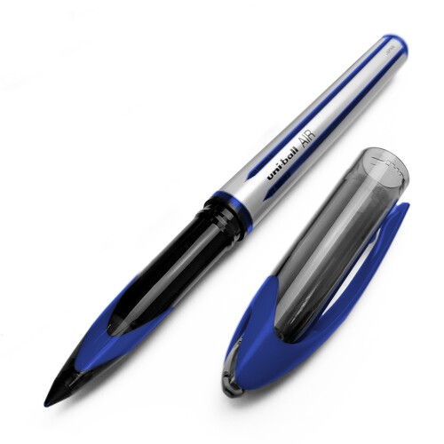 Uni-Ball Uni-Ball AIR - 0.7mm Medium Rollerball - 3 Pack - Blue - UBA-188-L 1