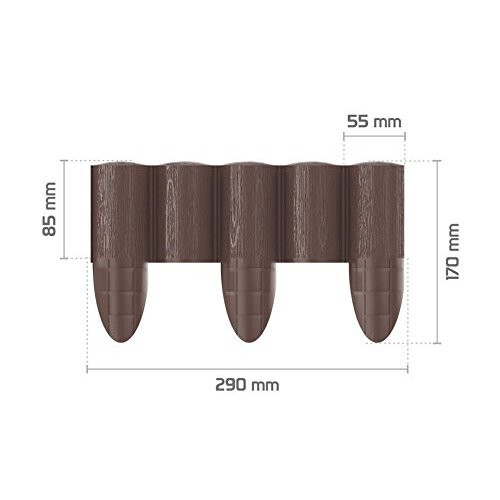 CELLFAST PALISADEHAVE 8,5 cm * 2,4 m BRUN ØKO 2