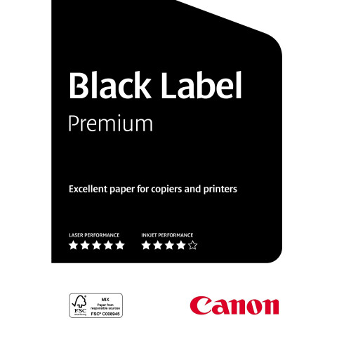 Canon Black Label Premium Multi-Purpose Paper 500 Sheets FSC on OnBuy