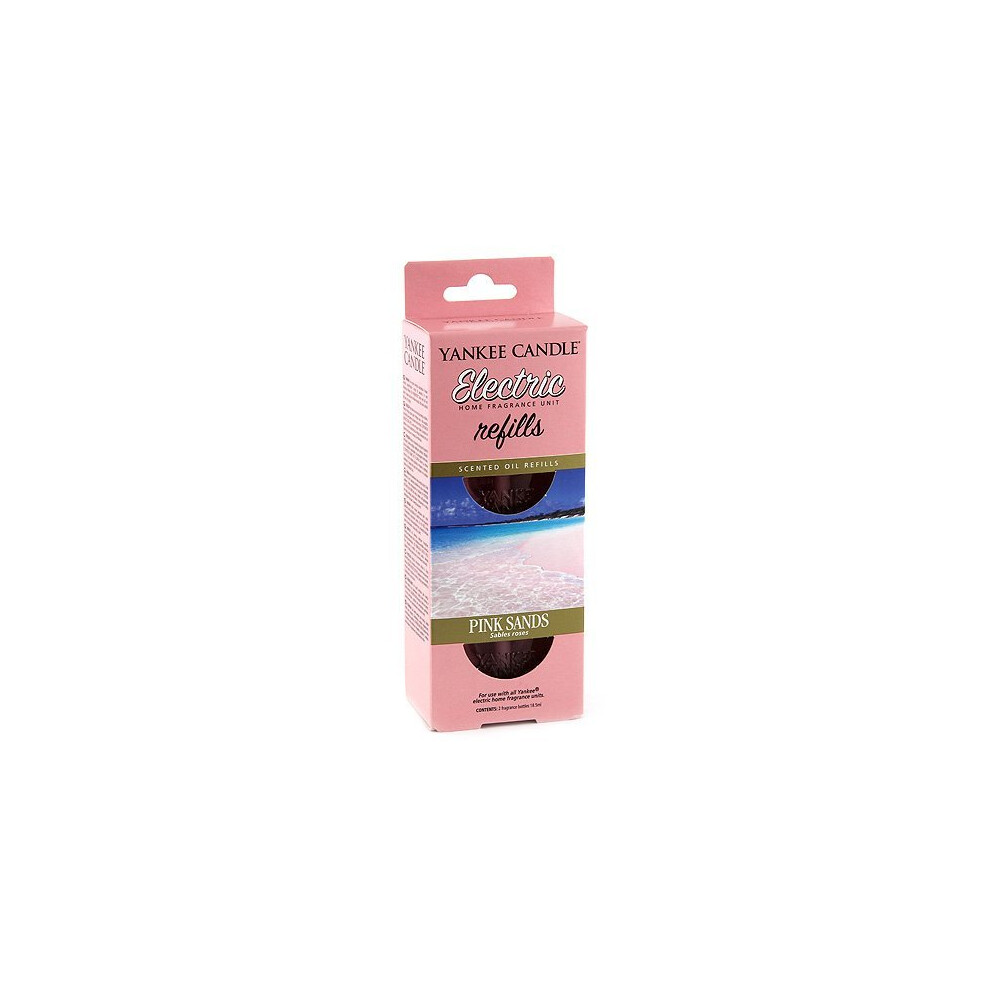 Yankee Candle "Pink Sands" Scent Plug Refills, Pink