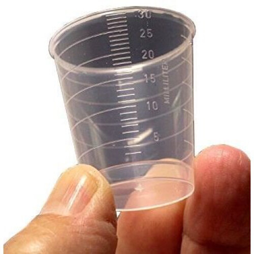 Medicine Measure, Graduated, 30ml, Pack of 80