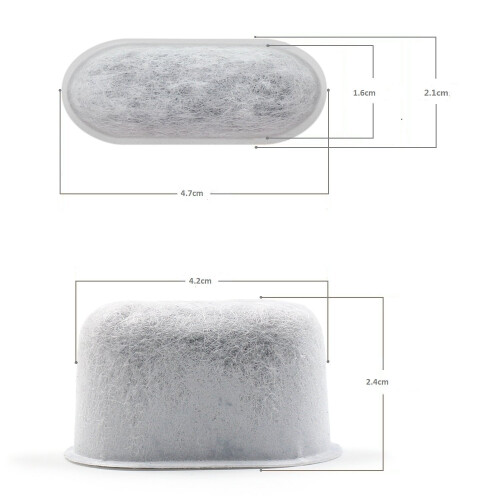 12-replacement Charcoal Water Filters for Cuisinart Coffee Machines DCC 1