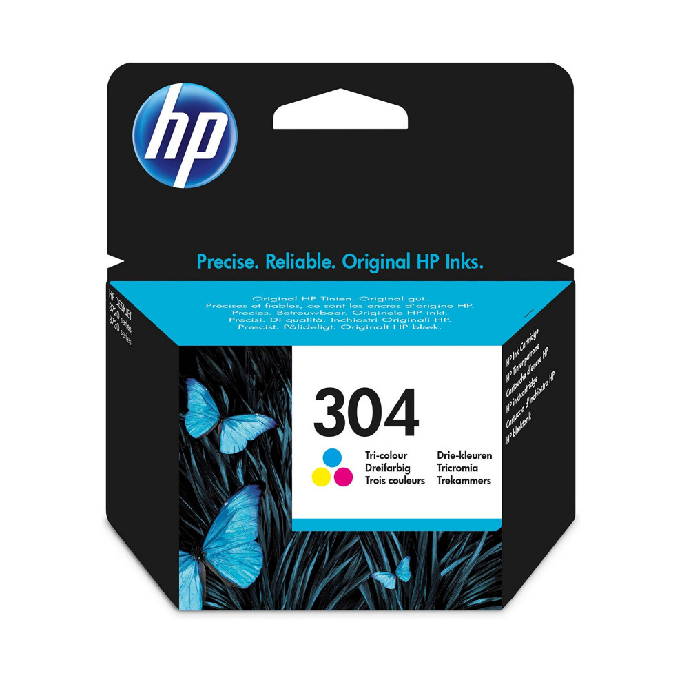 HP 304 Tri-color Original Ink Cartridge (N9K05AE)