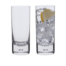 Dartington Exmoor Highball, Clear, Pack of 2
