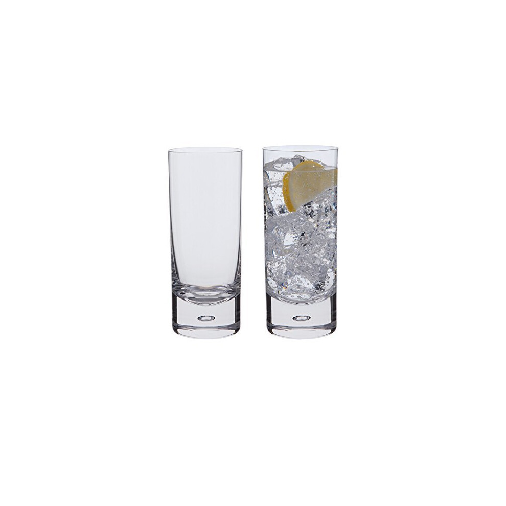 Dartington Exmoor Highball, Clear, Pack Of 2