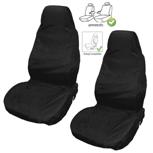 XtremeAutoÂ® Front Waterproof Heavy Duty Durable Universal Seat Covers (2) 1