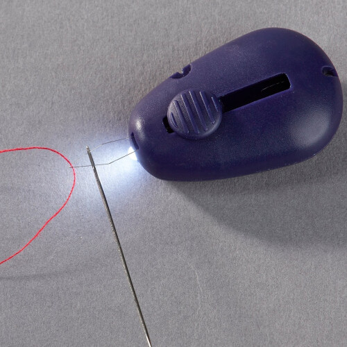 Prym Prym Needle Threader with LED Light, Metal/Plastic, Multi-Colour 2