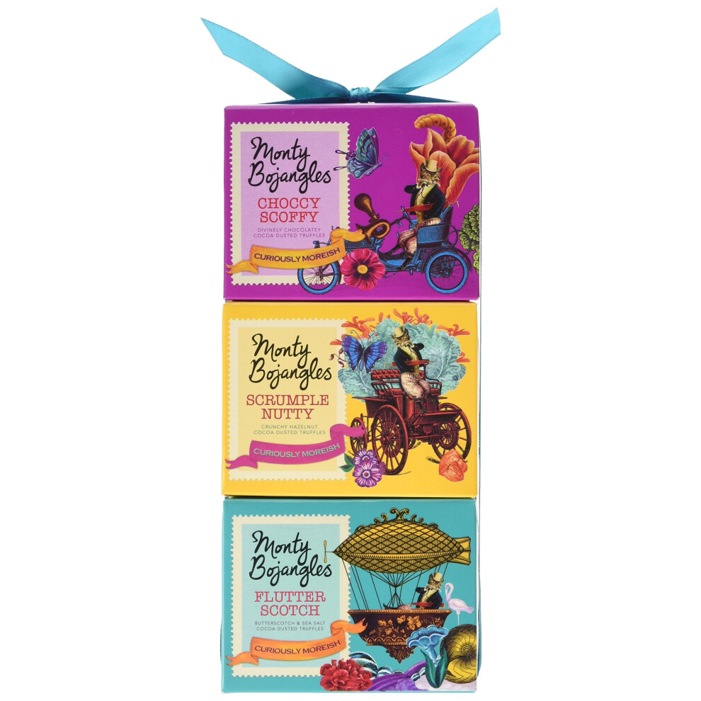 Monty-Bojangles Monty Bojangles Cocoa Dusted Truffle Gift Stack 300G