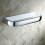 Aothpher Moderne Toilettenpapierhalter Wandmontage Badezimmer Tissue Rack, Messing, Chrom-Finish (Messing) 2