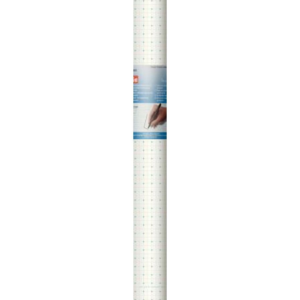 Prym Dressmaker's Gridded Pattern Paper On A Roll, Multi-Colour, 1 M Wide, 10 M