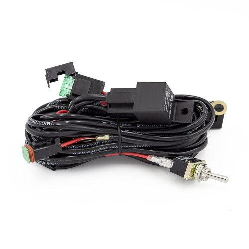 WOWLED Premium Wiring Harness Switch Relay Kit for LED Driving Work Light Bar 4WD 40A 1