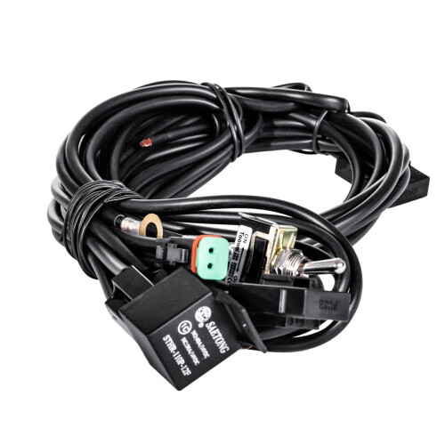 WOWLED Premium Wiring Harness Switch Relay Kit for LED Driving Work Light Bar 4WD 40A 2